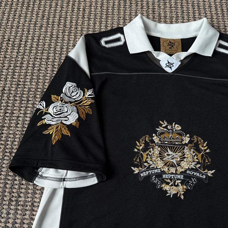 Neptunz Royals Floral Embroidery Jersey - 11