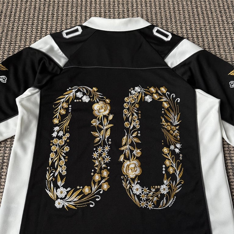 Neptunz Royals Floral Embroidery Jersey - 14