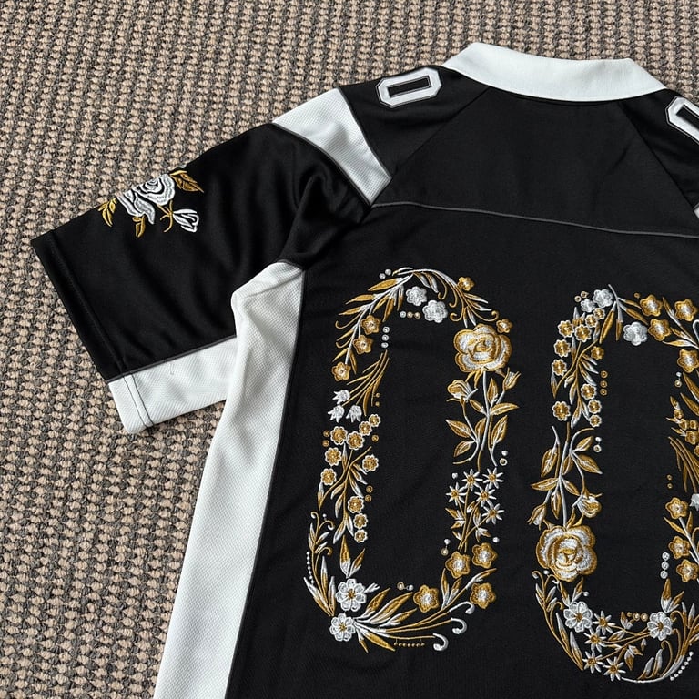 Neptunz Royals Floral Embroidery Jersey - 15