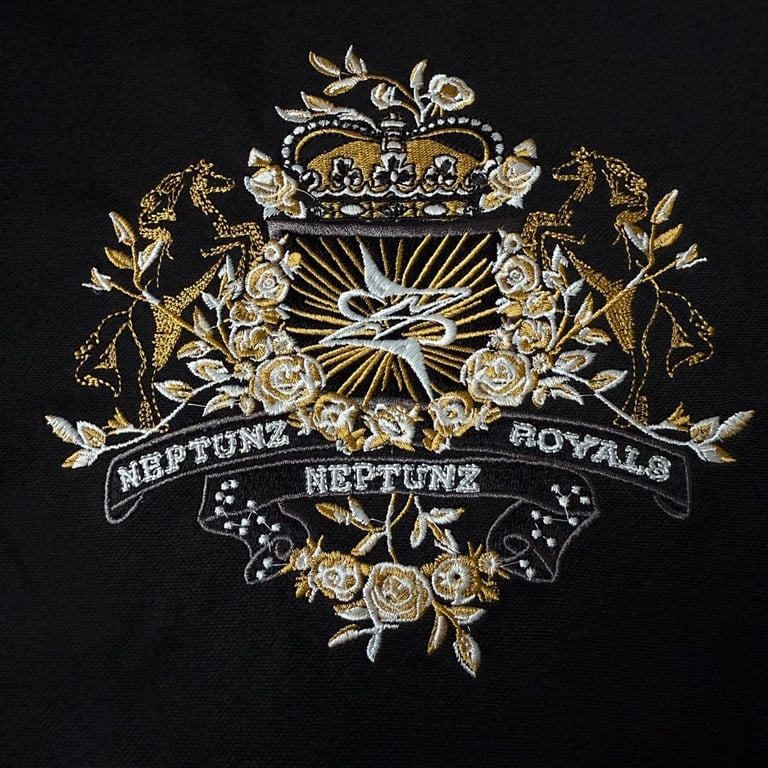 Neptunz Royals Floral Embroidery Jersey - 10