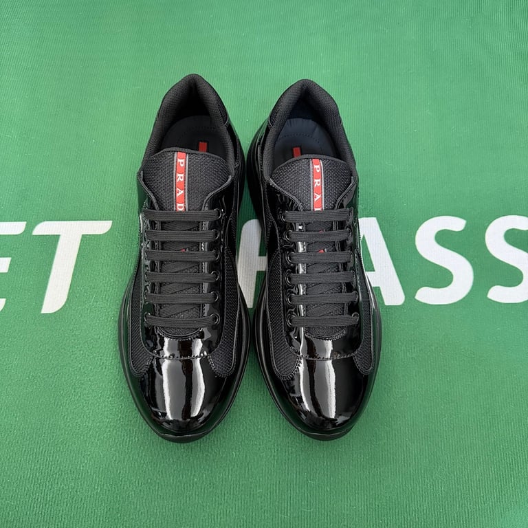 Prada America's Cup Black Patent Mesh - 2