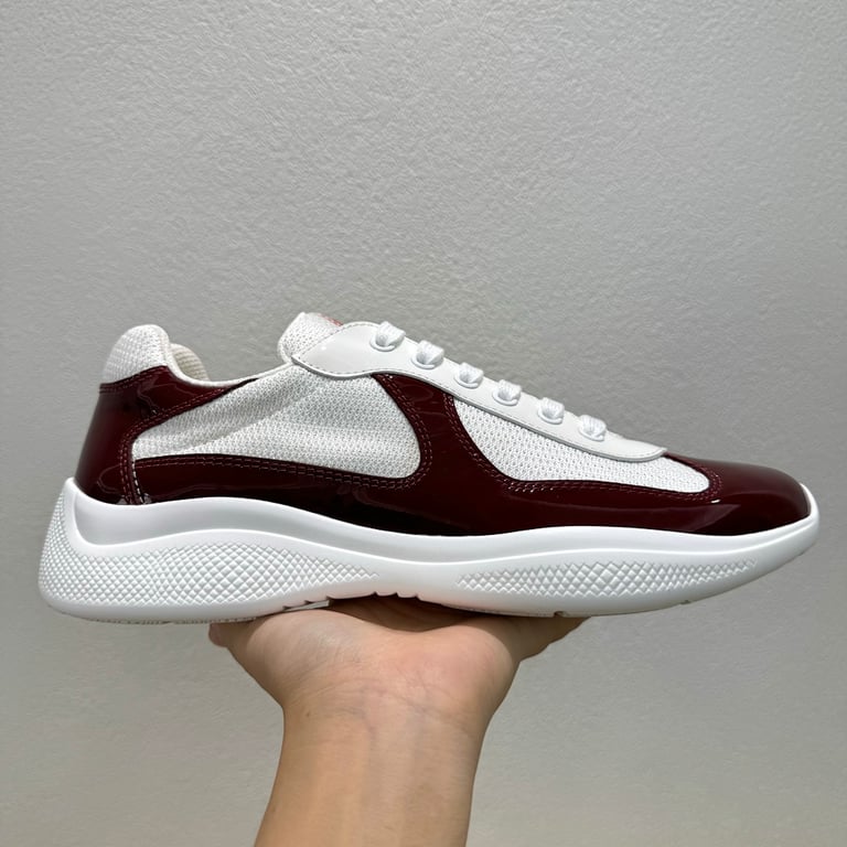 Prada America's Cup White Burgundy - 2