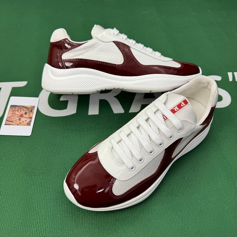 Prada America's Cup White Burgundy - 3