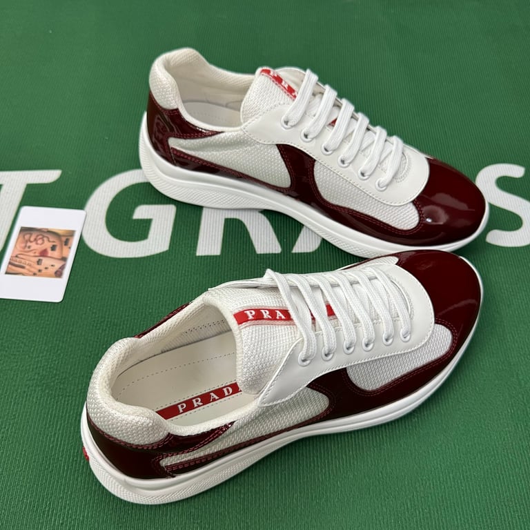 Prada America's Cup White Burgundy - 4