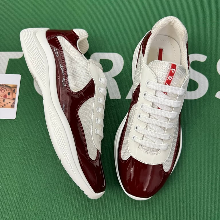 Prada America's Cup White Burgundy - 5
