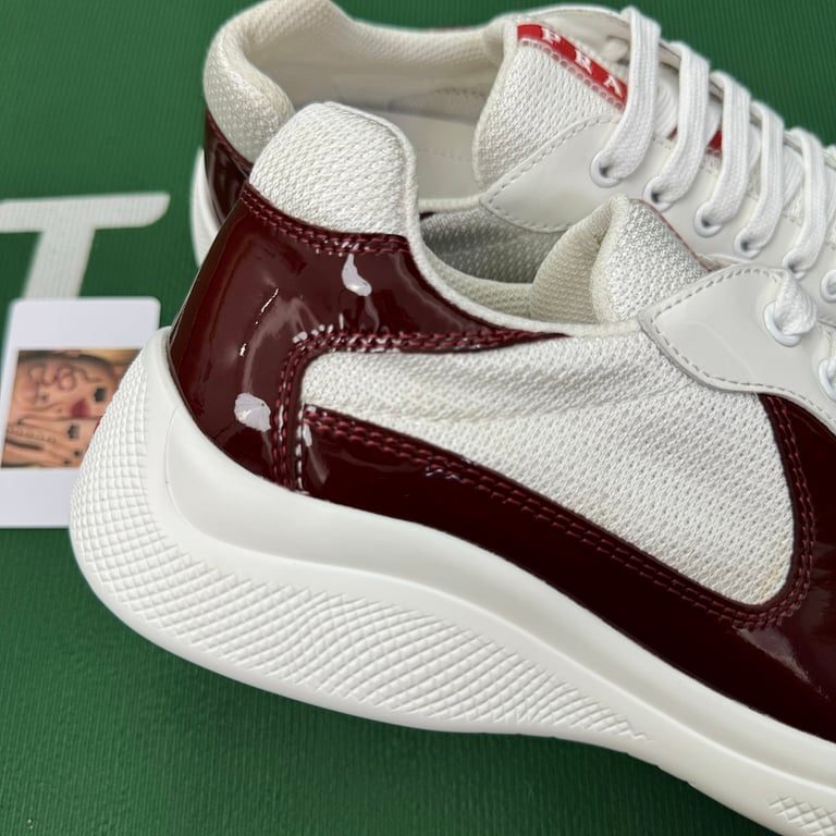 Prada America's Cup White Burgundy - 6