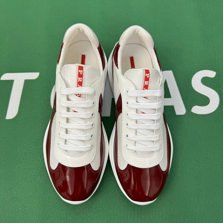 Prada America's Cup White Burgundy - 7
