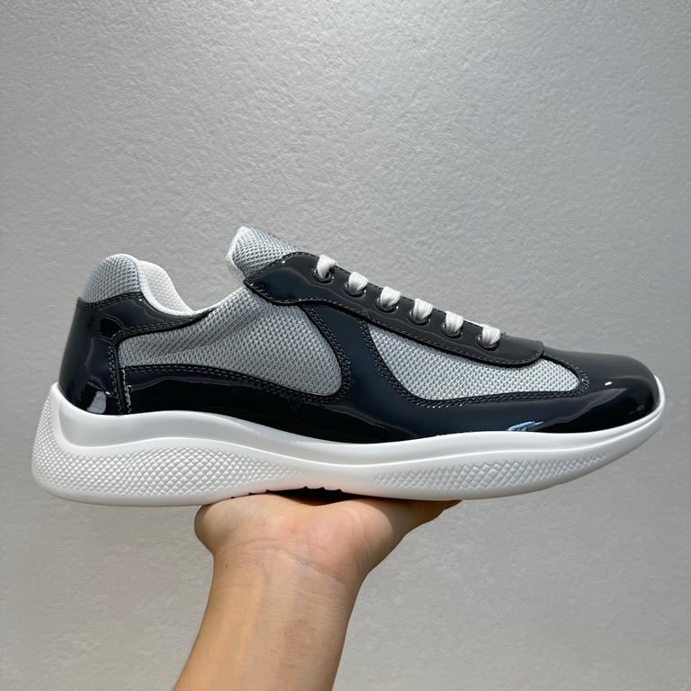 Prada America's Cup Grey Patent Mesh - 2