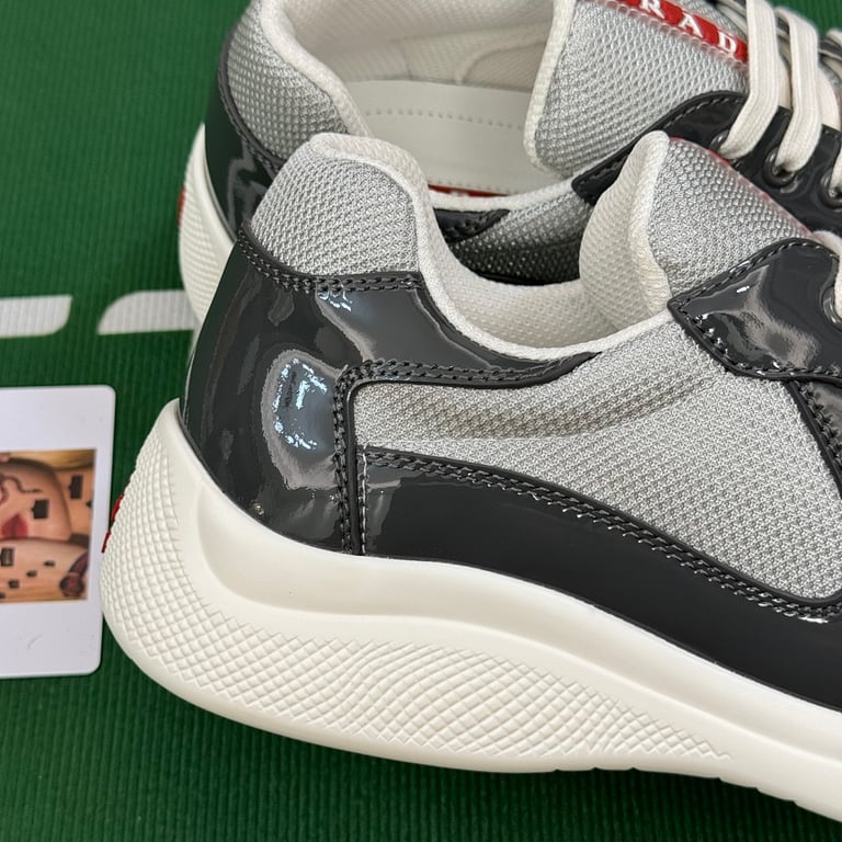 Prada America's Cup Grey Patent Mesh - 6