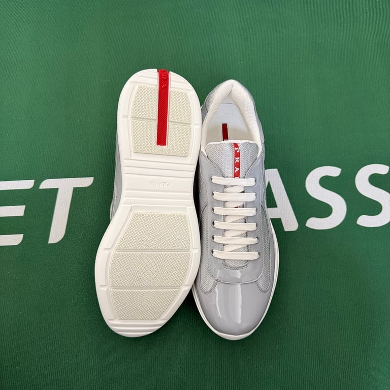 Prada America's Cup Grey Sneakers - 2