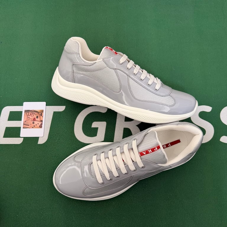 Prada America's Cup Grey Sneakers - 5