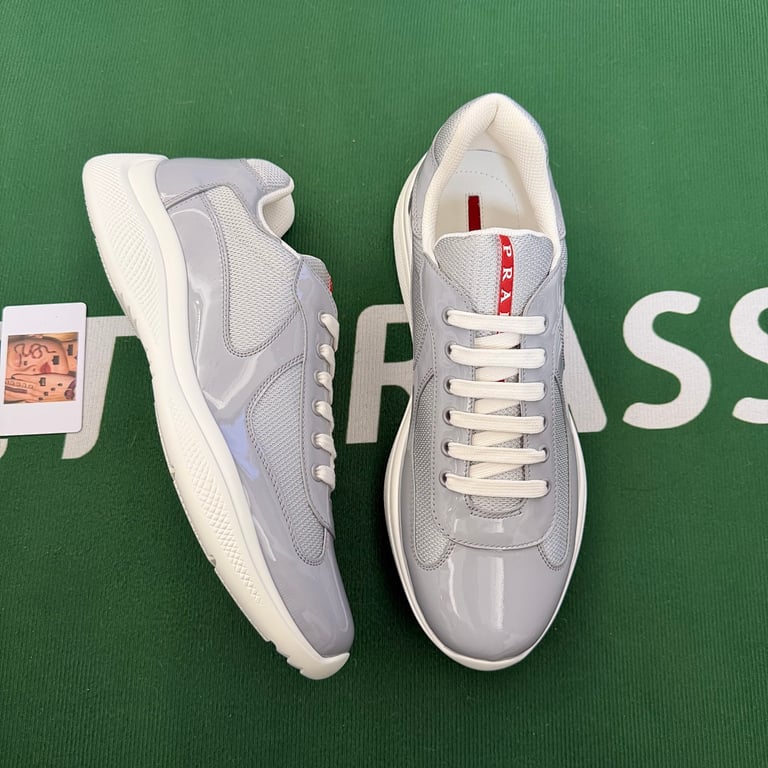 Prada America's Cup Grey Sneakers - 6
