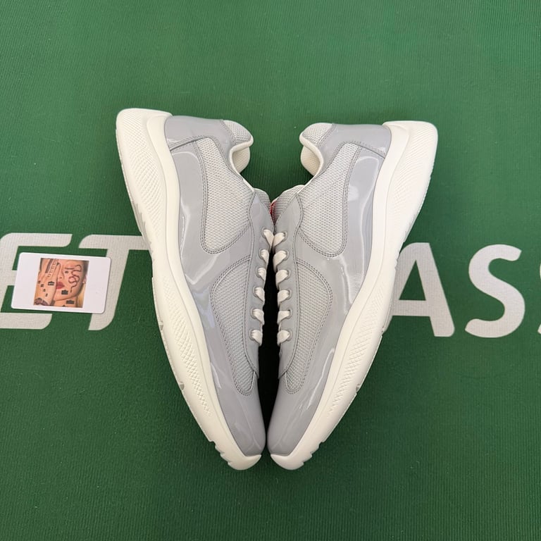 Prada America's Cup Grey Sneakers - 8