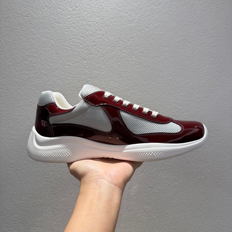 Prada America's Cup Burgundy Silver - 7