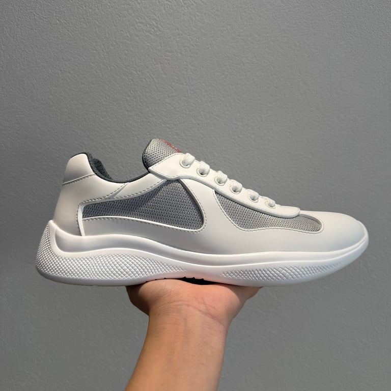 Prada America's Cup Sneakers White Grey - 3