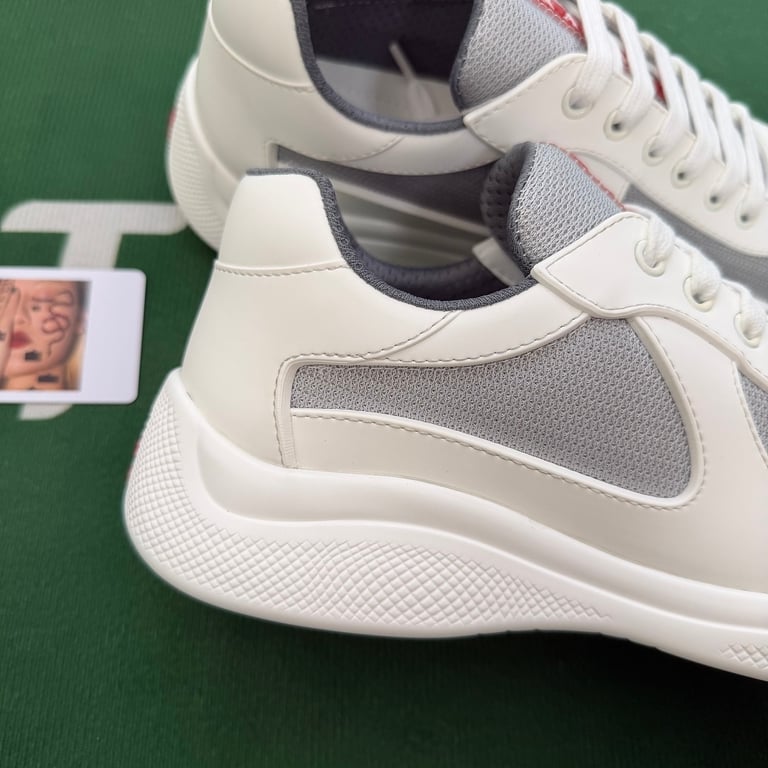 Prada America's Cup Sneakers White Grey - 8