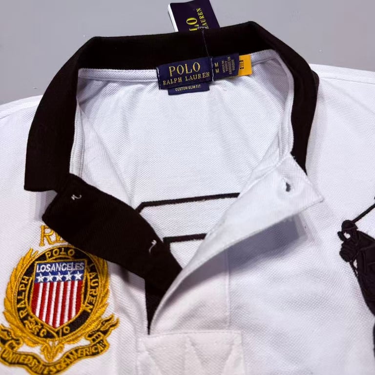 Ralph Lauren Custom Slim Fit Big Pony Polo Shirt - 42