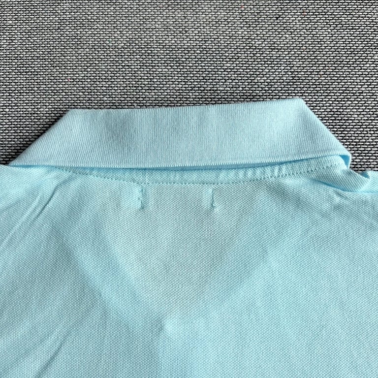 Yves Saint Laurent Vintage Striped Polo Light Blue - 14