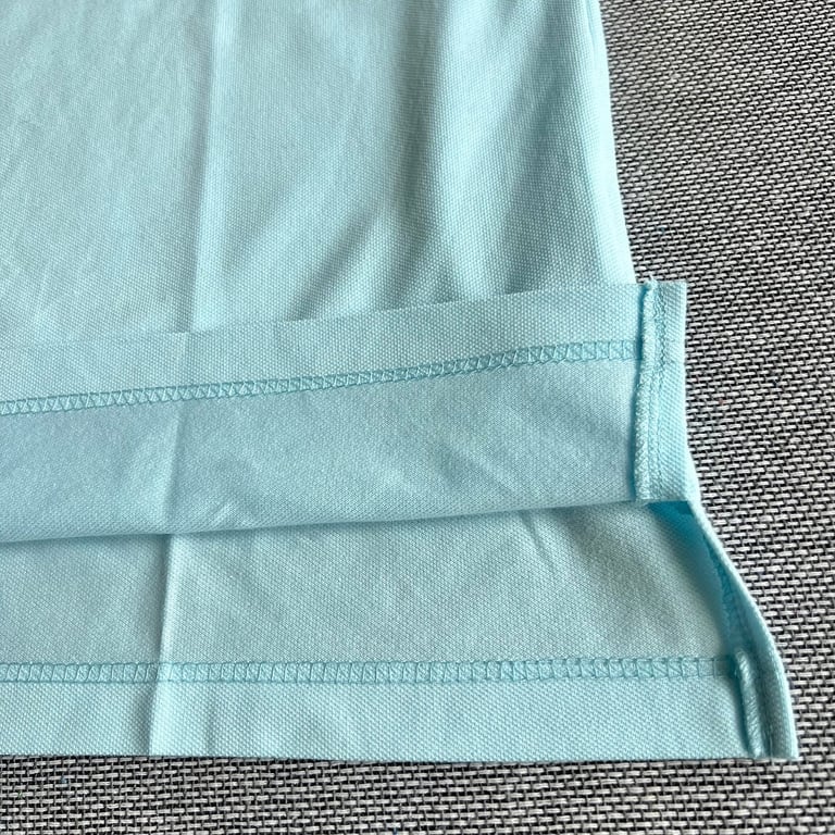 Yves Saint Laurent Vintage Striped Polo Light Blue - 16