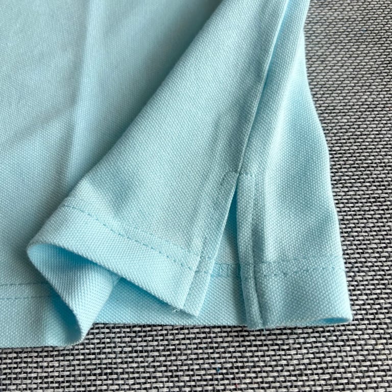 Yves Saint Laurent Vintage Striped Polo Light Blue - 17