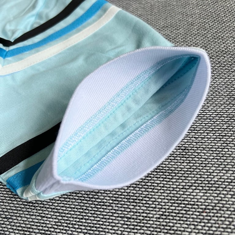 Yves Saint Laurent Vintage Striped Polo Light Blue - 20