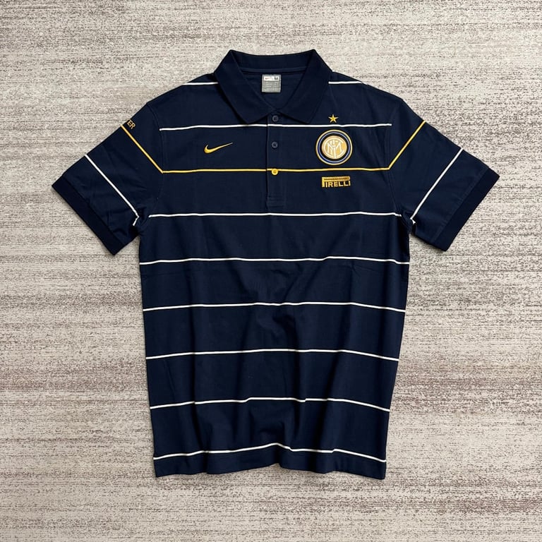 Nike Inter Milan Vintage Polo Shirt - 12