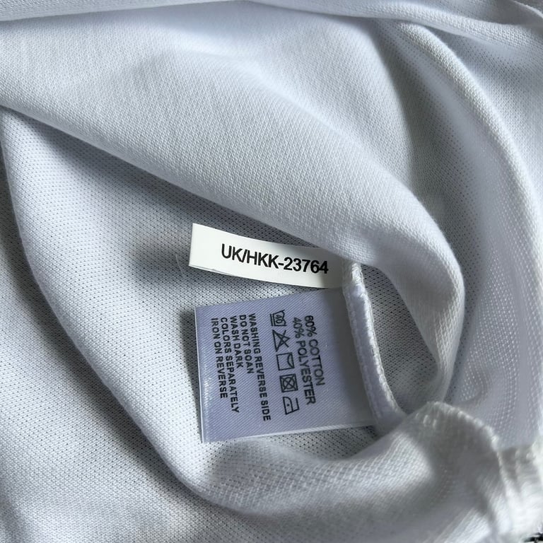 Saint Laurent Vintage Striped Polo White - 17