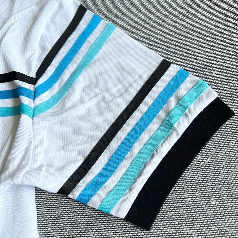 Saint Laurent Vintage Striped Polo White - 20