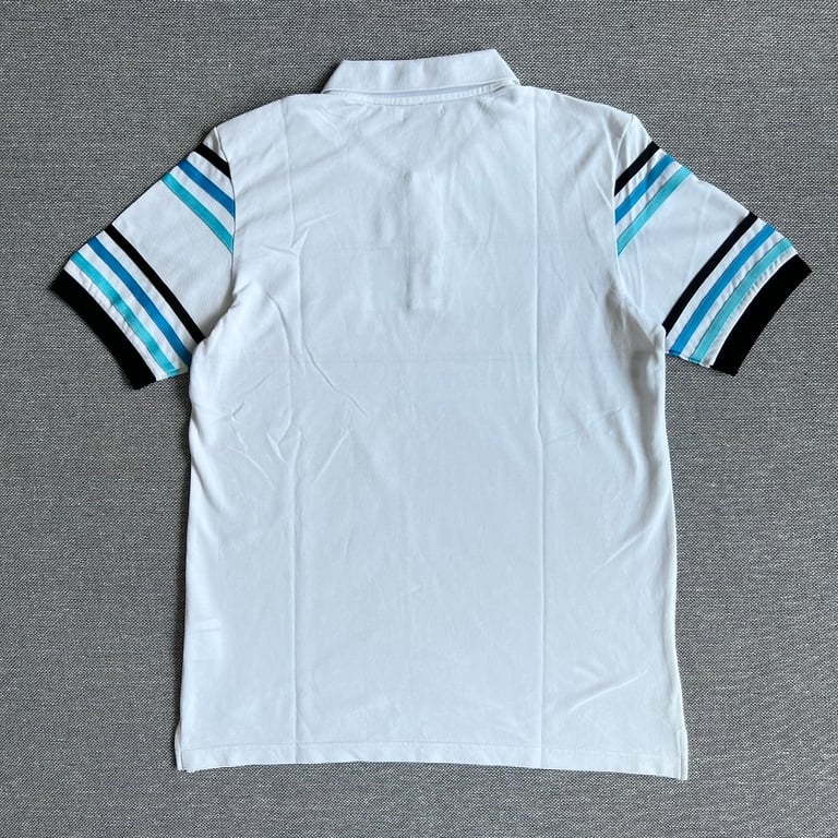 Saint Laurent Vintage Striped Polo White - 4