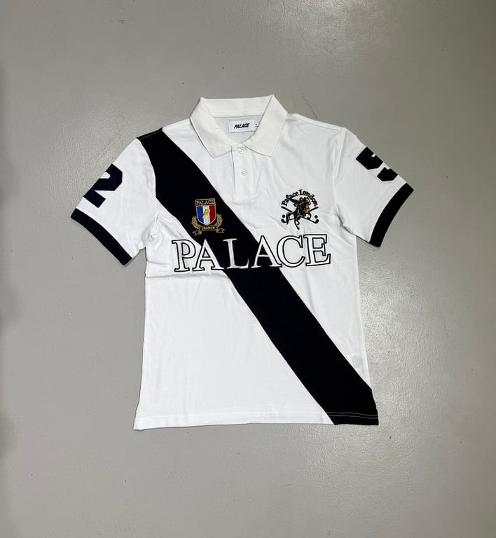 Palace Geezer Polo "White Navy" - 3