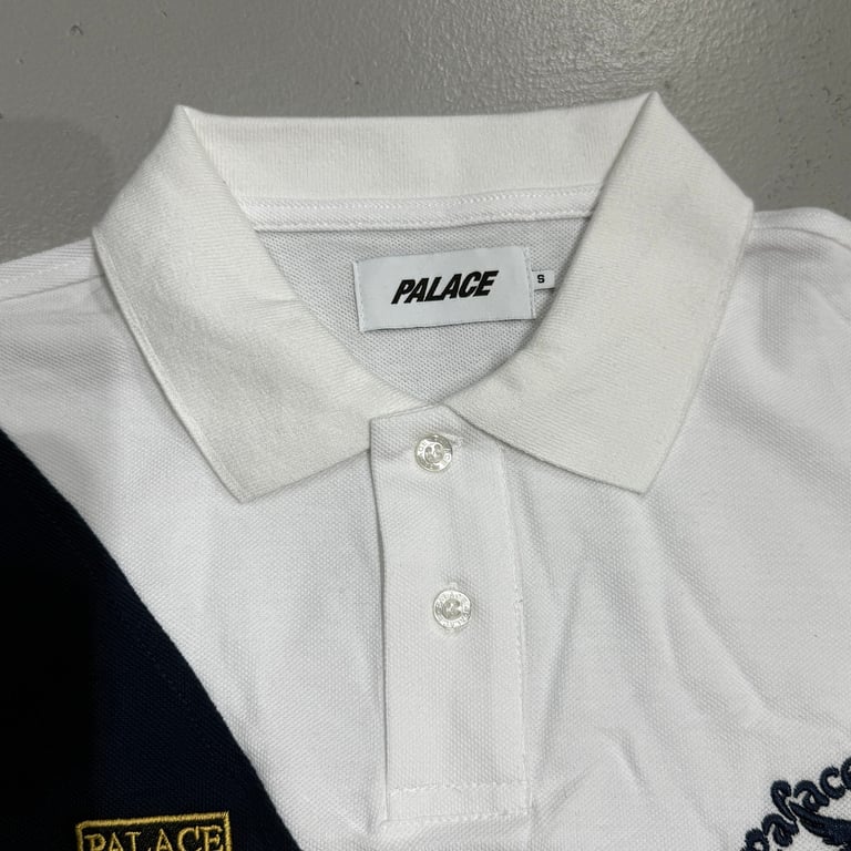 Palace Geezer Polo "White Navy" - 6