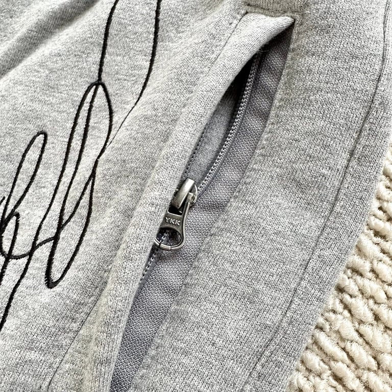 Garms Affiliated Script Logo Shorts Heather Grey - 9