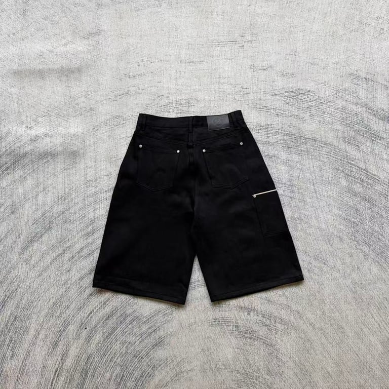 Discont'd Selvedge Denim Jorts Black - 7