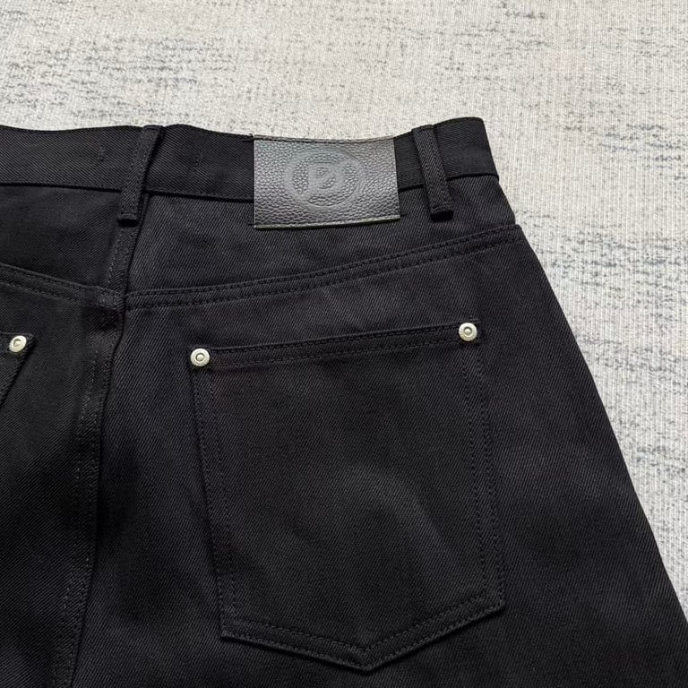 Discont'd Selvedge Denim Jorts Black - 8