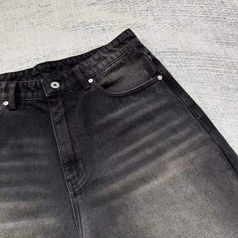 Vrrock Dragon Embroidery Denim Jorts - 8