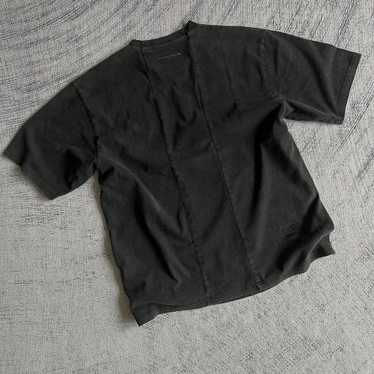 Supreme x MM6 Maison Margiela Split S/S Top Black - 3