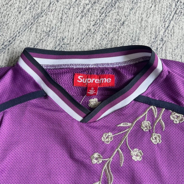 Supreme Flowers Football Jersey White - 30