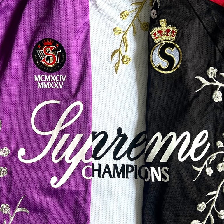 Supreme Flowers Football Jersey White - 4