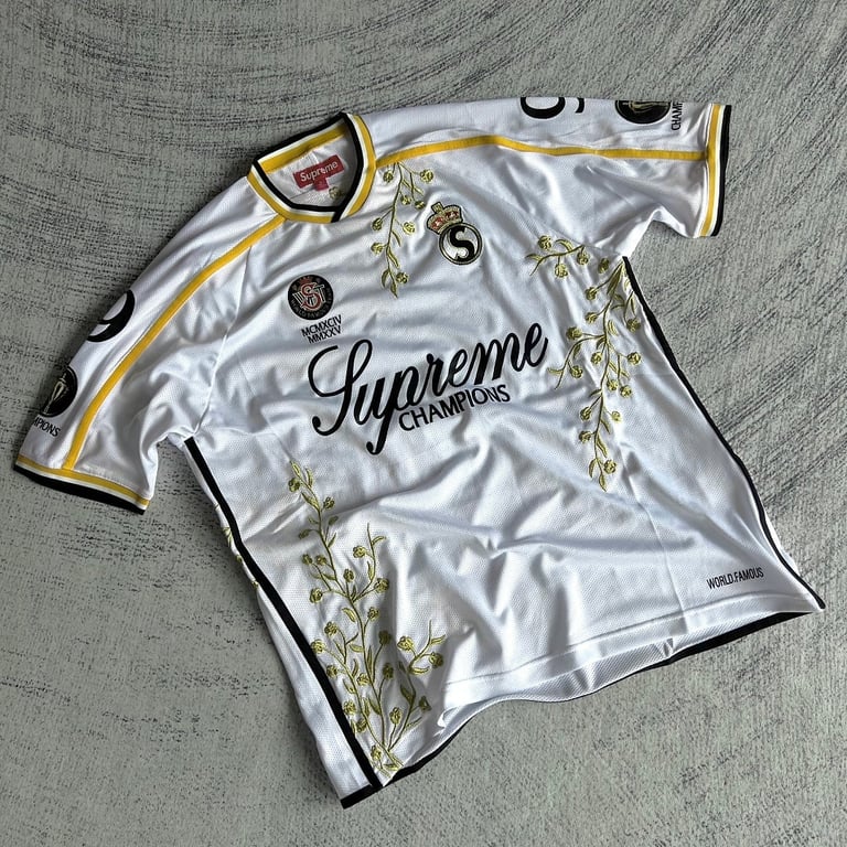 Supreme Flowers Football Jersey White - 42