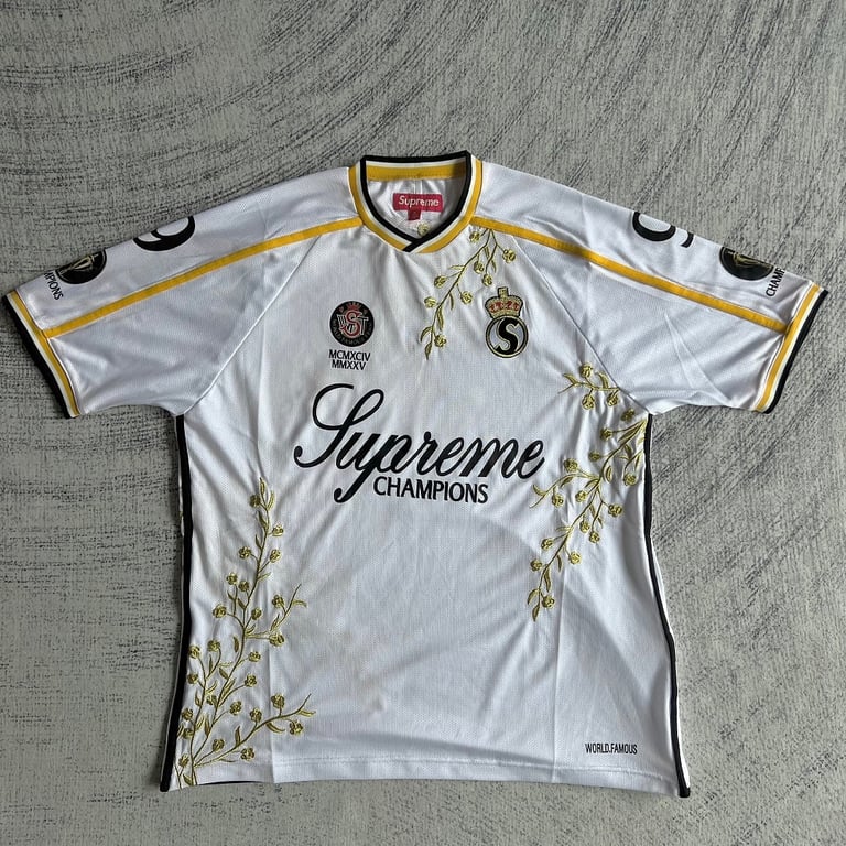Supreme Flowers Football Jersey White - 44