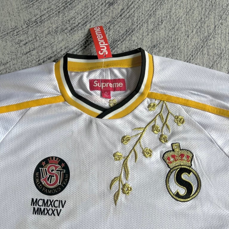 Supreme Flowers Football Jersey White - 45
