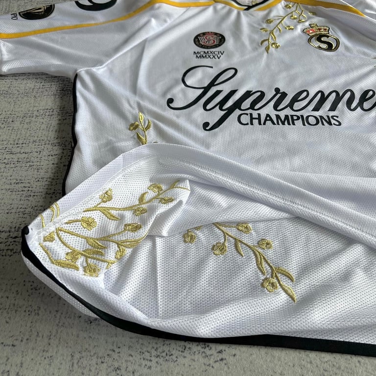 Supreme Flowers Football Jersey White - 48