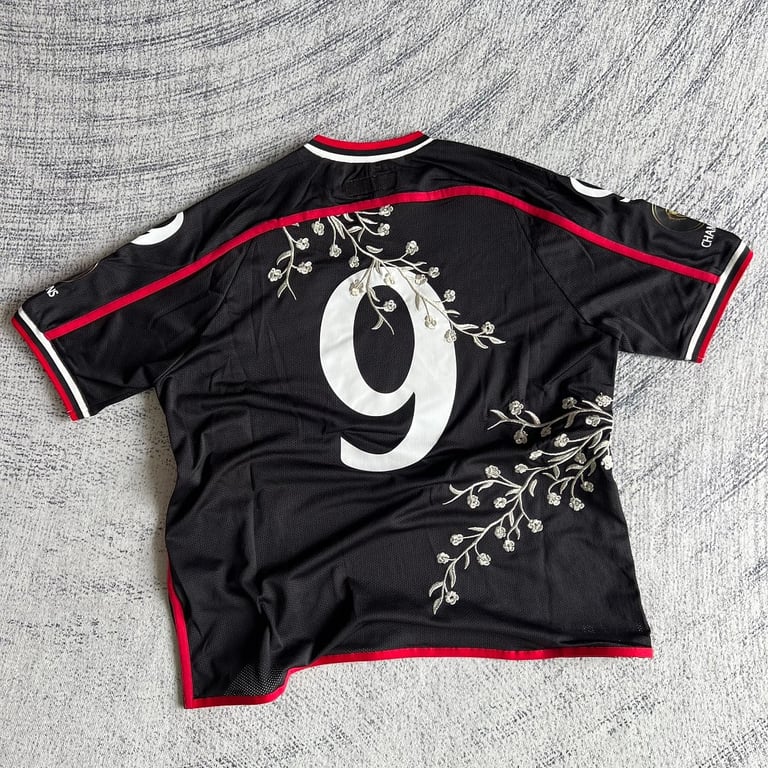 Supreme Flowers Football Jersey White - 8