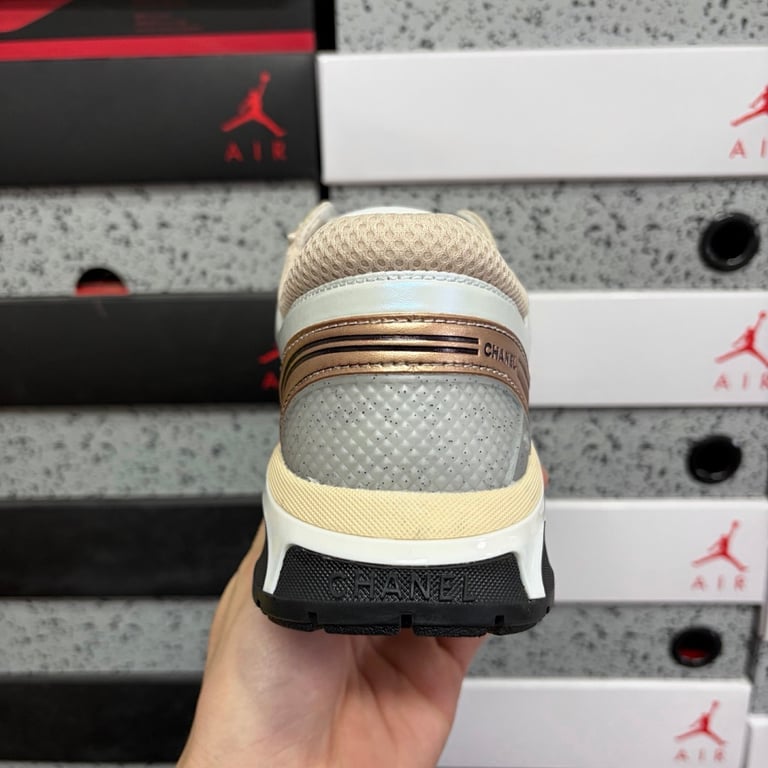 Chanel G45077 Sneakers Beige - 4