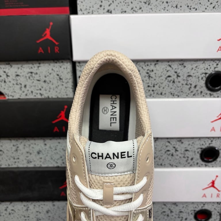 Chanel G45077 Sneakers Beige - 5