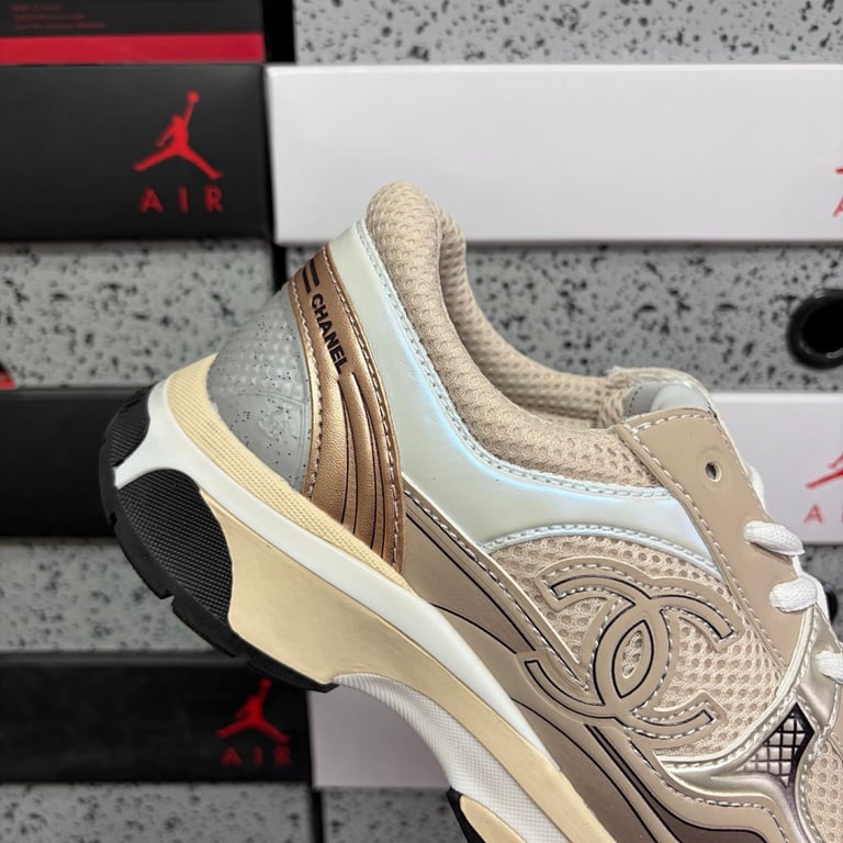 Chanel G45077 Sneakers Beige - 6