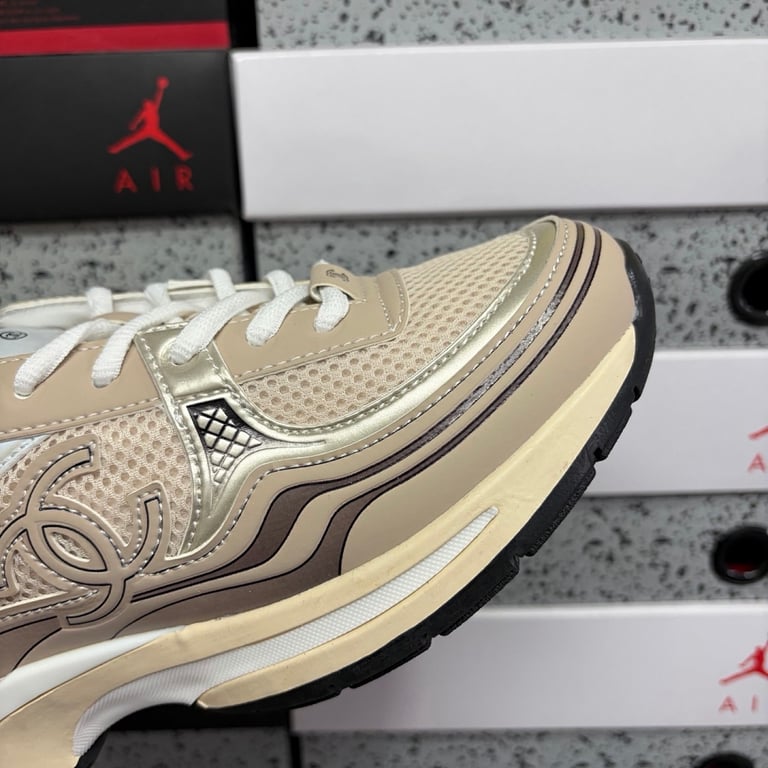 Chanel G45077 Sneakers Beige - 7