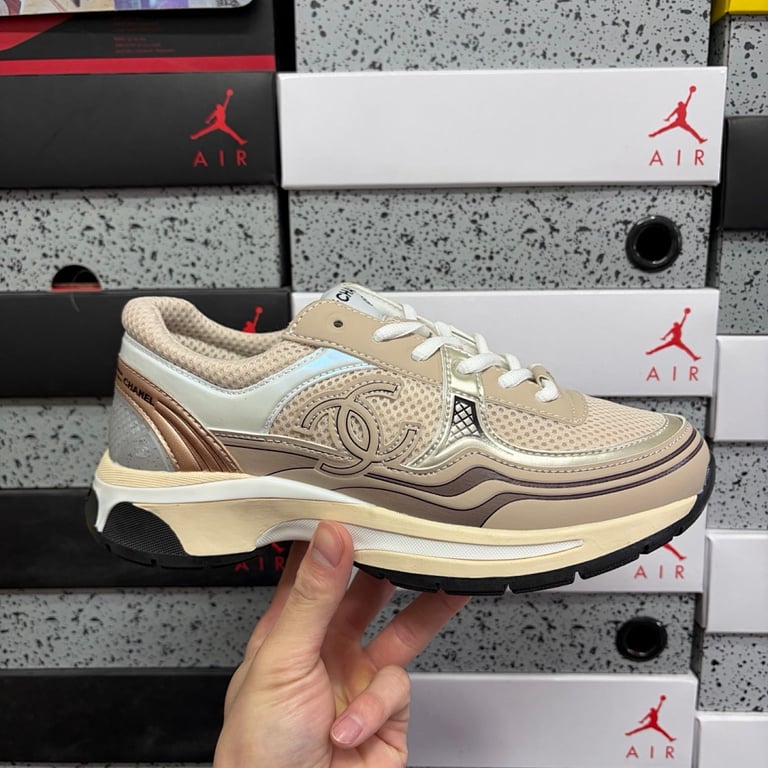 Chanel G45077 Sneakers Beige - 9