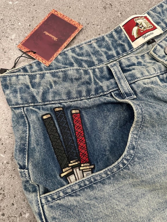 Vescartes Three-Sword Style Samurai Jeans - 6