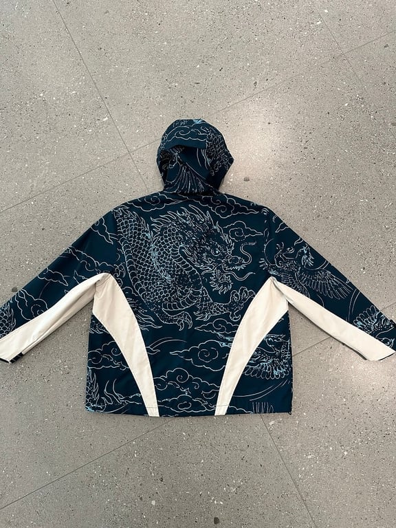 Vescartes Dragon-Patterned Divine Bird Jacket - 18